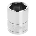 thumbnail image 1 of Performance Tool Socket W38216 3/8 Inch Drive; 16 Millimeter; Metric; 6 Point; Polished Nickel Chrome Plated; Vanadium Alloy Steel; Single, 1 of 4