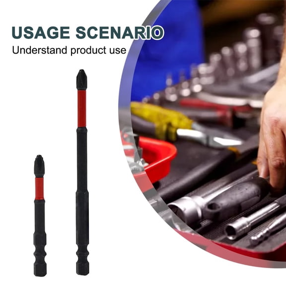 65Mm/110Mm Magnetic Special Slotted Cross Screwdriver Bits for Electrician Fph2 65Mm