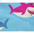 thumbnail image 5 of oneOone Cotton Flex Light Blue Fabric Shark Print Kids Dress Material Fabric Print Fabric By The Yard 40 Inch Wide, 5 of 6