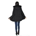 thumbnail image 3 of Abrigo con capucha Roman Fashion /Juvenil, 1306 (Negro) negro EG, 3 of 6