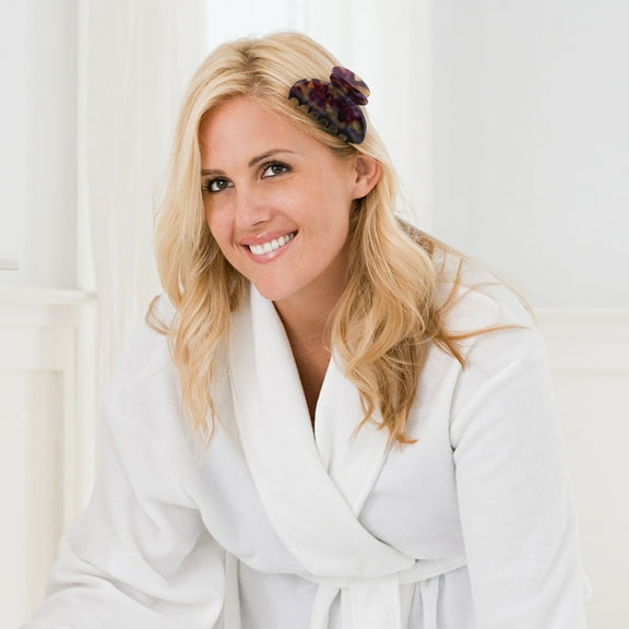 Raindrops Hair Claw Clips Women's Acetate Sheet Multi Color Sturdy Durable Practical for Thick Thin Curly Hair Decor Use 3.5cm