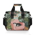 thumbnail image 7 of FORMRS Insulated Cooler Bag 24 Cans Capacity Soft Leakproof Lunch Box with Side Pockets, Pink Sleeping Cat, 7 of 7
