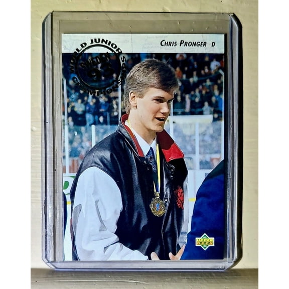 Chris Pronger 1992-93 Upper Deck World Junior Championships #591 Hockey Card