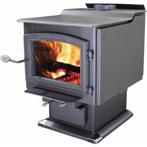 Ponderosa 2,000 Sw. Ft. EPA Certified Wood Stove with Blower - Walmart.com