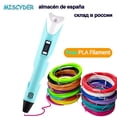 thumbnail image 2 of Bolígrafo 3D Original para niños, lápiz de impresión de dibujo 3D con pantalla LCD con filamento PLA, juguetes para niños, regalo de cumpleaños de Navidad Tan Jianjun unisex, 2 of 2