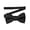 Black, variant on Formal Satin Pre-Tied Bow Tie Adjustable Neck Accessory for Kids Adults Adjustable Pre Tied Bowtie for Wedding Party