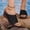 Black, variant on Womens Slides,Slides for Women,Peep Toe,Wedge,Cutout,Casual,Khaki,5.5