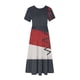 thumbnail image 2 of Vestido de Manga Corta para Mujeres Imprimir Cuello Redondo Vestido Impreso, Poliéster Casual Top para Diario, Fiesta Y Primavera Verano con Leggings, 2 of 4