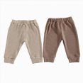 thumbnail image 1 of Kogui Baby Harem Pants Boys Cargo Jogger Pants Multi Pockets Lightweight Trendy Jogger Trousers 18 24 Months (Brown,18-24 Months), 1 of 8