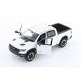 thumbnail image 3 of 2019 Dodge Ram 1500 Crew Cab Rebel Pickup Truck, White - Showcasts 79358W - 1/24 scale Diecast Model Toy Car, 3 of 7