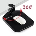 thumbnail image 2 of 2X Rotatable 360 Degree Fixed Mouse Pad, Mouse Tray Accessory, Wrist Guard Mouse Pad, Black, 2 of 7