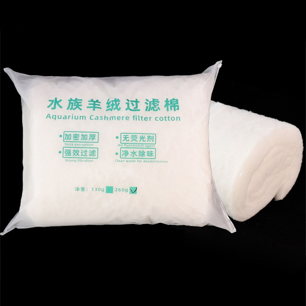 Fishtanks Filter Sponge Cotton for Household Aquariums Cashmere Cotton Easy Hand Tear Filter Cotton Filtration Accessory