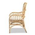 thumbnail image 3 of Baxton Studio Aya Modern and Contemporary Natural Finished Rattan Armchair, 3 of 6