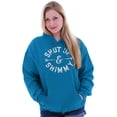 thumbnail image 3 of Shut Up and Shimmy Dancer Dancing Hoodie Sweatshirt Women Brisco Brands S, 3 of 6