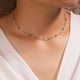 thumbnail image 4 of Collar de cadena de cuentas redondas de azúcar con cuentas verdes frescas de estilo simple a juego de joyería de moda, 4 of 6
