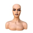 thumbnail image 4 of DOLITY Durable Female Mannequin Head with Shoulder for Necklace Jewelry s Making C, 4 of 8