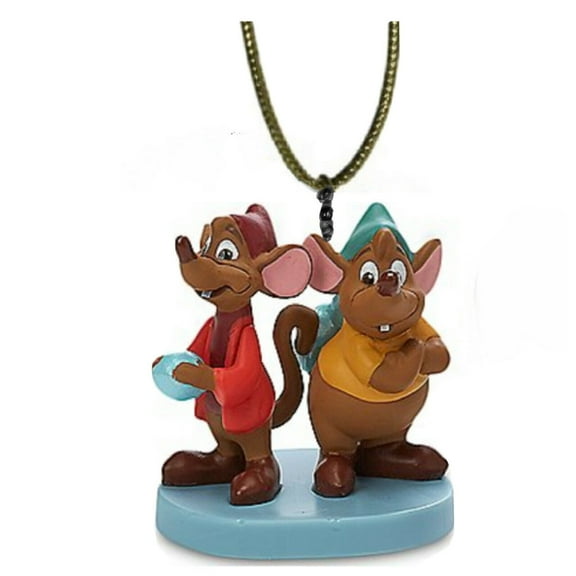 Gus & Jaq Mouse PVC Figure Ornament Cinderella Figurine 2.5" Charm Disney New