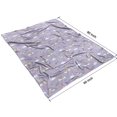 thumbnail image 4 of Purple Cartoon Unicorn Rainbow Cloud Moon Lollipop Blanket,Comfortable Soft Flannel Throw Blanket,All Season,Warm Lightweight Blankets for Sofa Bed Couch Living Room Chair,60"x80", 4 of 4