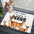 thumbnail image 4 of Deer 2'x3' Washable Rug, Wildlife Animals Farmhouse Country Elk Non-Slip Soft Doormat Area Rugs for Entrance Bathroom Bedsides, StainResistant Carpet for Kitchen Bedroom, Entryway Floor Mat, 4 of 9