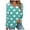 Mint Green, variant on Luxalzxs Valentines Day Tops for Women 2024 Oversized Casual Cute Love Heart Graphic Print Tops Sexy V-Neck Long Sleeve Shirts