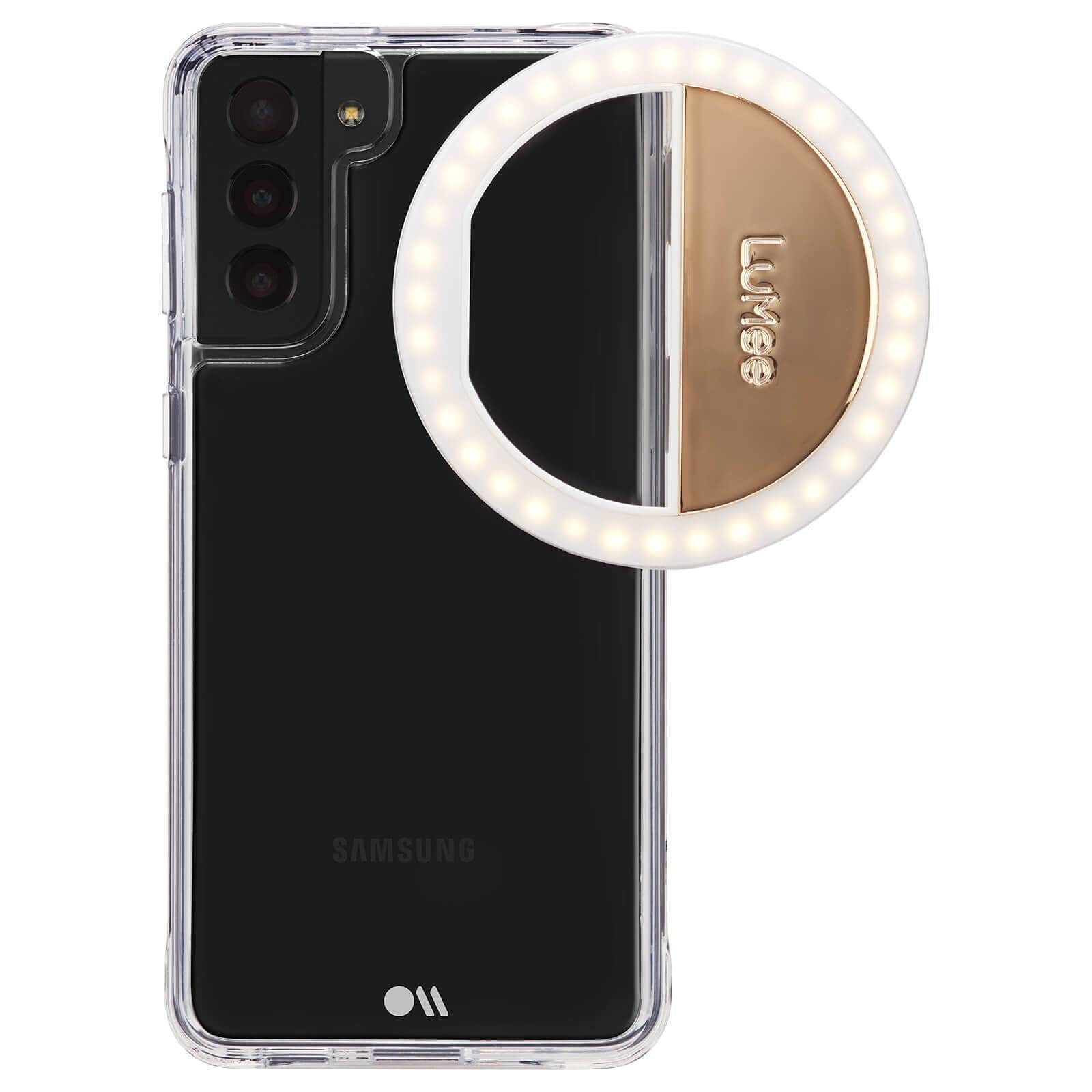 LuMee Studio 10” LED Clip-on Ring Light USB Charging Cable, Gold