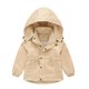 thumbnail image 1 of Gibobby Chamarra niñaAbrigo de invierno para niños y niñas con bolsillo, chaqueta con capucha, cremallera para niños pequeños, prendas de vestir a de vie(Beige, 9-10 Años), 1 of 4