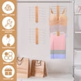 thumbnail image 6 of Lzvxtym 2Pcs Tank Top Hangers Foldable Bra Hangers with 24 Hooks Wooden Bra Organizer Space Saving Lingerie Hangers Detachable Camisole Hanger, 6 of 7
