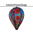 thumbnail image 3 of In the Breeze 0984 — Red Poppies Hot Air Balloon Spinner — Outdoor Hanging Wind Spinner Decoration, 3 of 5