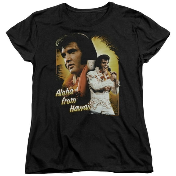 Elvis Presley - Aloha - Women's Short Sleeve Shirt - Medium