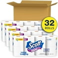 Scott 1000 Trusted Clean STF9 Toilet Paper, 32 Rolls, SepticSafe, 1