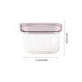 thumbnail image 5 of Tarro de almacenamiento de alimentos Cocina casera Apilable Arroz Condimento Aperitivos Recipiente transparente a prueba de humedad, Rosa, Pequeño Sweethay HA001234-09, 5 of 5
