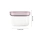 thumbnail image 5 of Tarro de almacenamiento de alimentos Cocina casera Apilable Arroz Condimento Aperitivos Recipiente transparente a prueba de humedad, Rosa, Pequeño Kearding HA001234-09, 5 of 5
