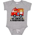 thumbnail image 3 of Inktastic Fireman Uncle is a Firefighter Boys or Girls Baby Bodysuit, 3 of 5