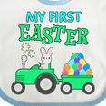thumbnail image 4 of Inktastic My First Easter Bunny and Tractor Boys or Girls Baby Bib, 4 of 4
