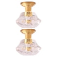 thumbnail image 4 of 2Set Golden Acrylic Mini Ceiling Lamp for Compact Size Home Decoration and Photo Prop, 4 of 8