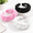 Black Pink and White, variant on 3 Pack Pink Terry Cloth Spa Headbands, Puffy Cloud Hair Bands for Skincare and Face Washing