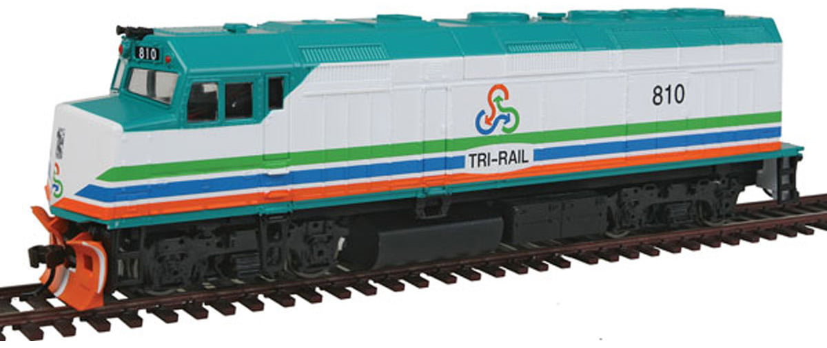 HO scale decals Tri-Rail Florida EMD F40 locomotive