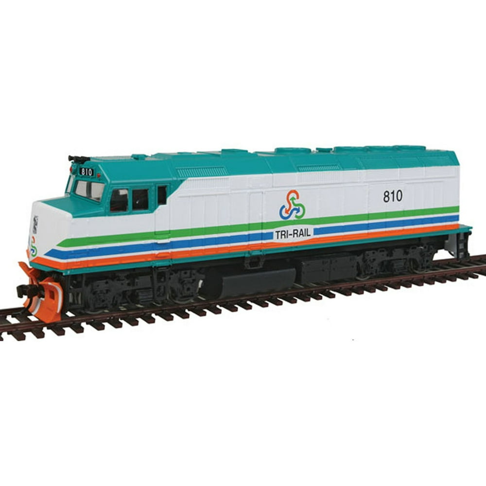 Walthers Trainline HO Scale EMD F40PH Diesel TriRail White