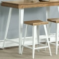 thumbnail image 5 of Furniture of America Harper 3-Piece Counter Height Table Set, Oak, 5 of 6