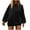 Black, variant on cfhntfmh Oversized Sweatshirts Women Crew Neck Long Sleeve Shirts Casual Loose Side Slit Fall Outfits Womens Fashion Clothes（Purple,X-Large)