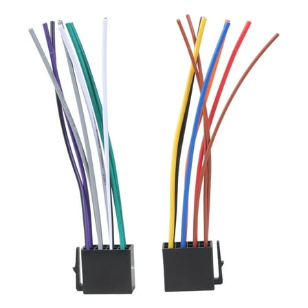 Auto Car ISO-Radio Audio-Wiring Harness Adapter Compatible for Audio-Stereo Wire Connector Plug Cable Universal