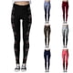 thumbnail image 2 of MKLEKYY Leggings de yoga para mujer, con estampado navideño y gafas de lazo, para ejercicio físico, pantalones de yoga, 2 of 4