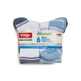 thumbnail image 5 of Wrangler Boys' Essentials Cool Comfort Crew Socks, Assorted Cushioned Socks for Kids, Small, 6-Pack, 5 of 14