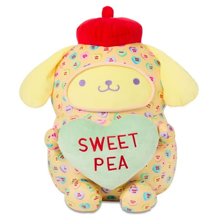 Extra Large 18" Sanrio Pompompurin™ Plush in Sweethearts Candy Onesie