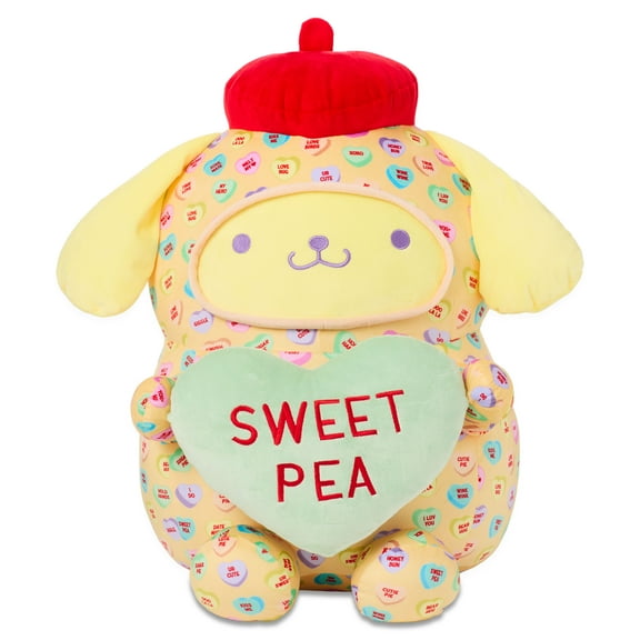 Extra Large 18" Sanrio Pompompurin™ Plush in Sweethearts Candy Onesie