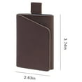 thumbnail image 2 of Fiudx Ofertas Flash Artículos En Oferta Estuche Para Tarjetas Con Cordón Cartera Para Hombre Cartera Triple Clip Para Billetes Tarjeta De Visita, 2 of 6