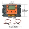 thumbnail image 5 of 12V24V30A Solar Controller With Four DC Holes, Backlight Display Screen, Photovoltaic Power Generation Charging Controller ,Widely Compatibility, 5 of 5