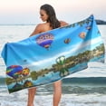 thumbnail image 7 of GZHJMY Hot Air Balloons Beach Towel - Super Absorbent Oversized Travel Towels - Lightweight Compact Quick Dry Towel for Swimming Camping Holiday （234）, 7 of 7