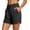 Dark Gray #04, variant on Sweat Shorts Women Yoga High Waisted Dolphin Shorts Summer Casual Drawstring SweatShorts with Pockets XL