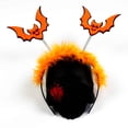 thumbnail image 1 of Fiudx Diadema de Halloween, Diseño Decorativo Colorido, Perfecta para Fiestas, Accesorio Divertido para Fotomatón, Ideal para Cosplay de Halloween, Fiestas de Disfraces, Tamaño 11.03 X 10.24 Pulgadas, 1 of 3